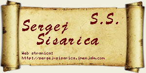 Sergej Šišarica vizit kartica